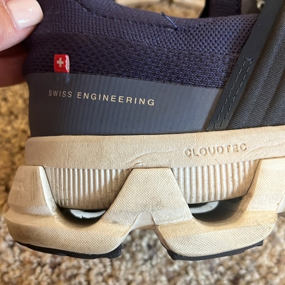 On Running Men Sz. 11.5 Cloudswift 3 Denim/Midnight Running Athletic Shoe - Picture 12 of 12